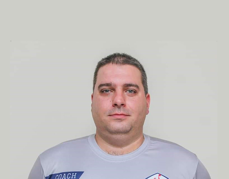 Hydra basketball coach Miroslav Zlatkovic